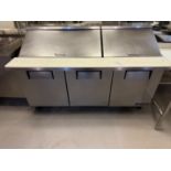 Line 3 Door Fridge with Cutting Board Counter