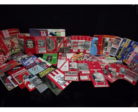 Liverpool Football Club - Programmes. 2 x E.U.F.A. Cup Finals vrs Borussia Monchengladbach and F.C. Bruges, 3 x Cup Finals vr