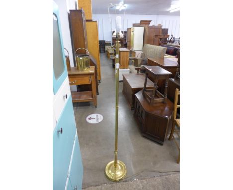 A brass standard lamp 