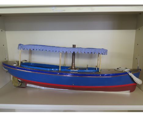 A good steam powered Lake Windermere steamer - Josephine - built by renowned model builder Robert Dudley, 1 - 12 scale with r