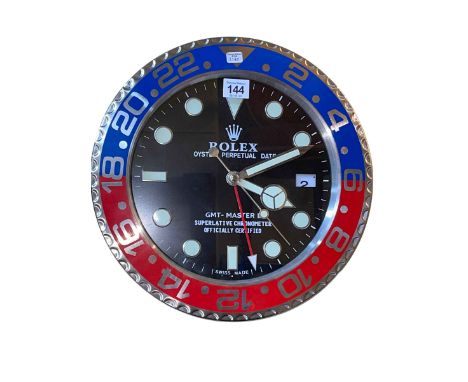 Quartz wall clock.