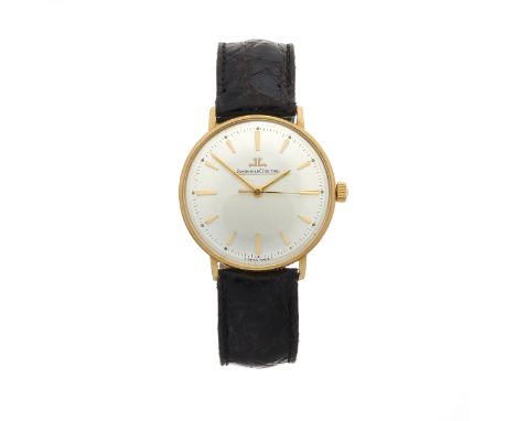 Jaeger-LeCoultre, an 18ct gold wrist watch, signed manual wind movement calibre K885, 33mm excluding the crown, fitted to an 