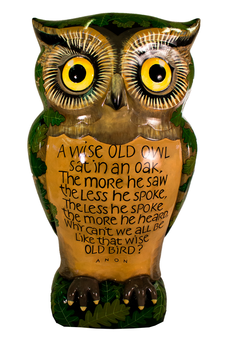 a-word-to-the-wise-the-poem-a-wise-old-owl-sat-in-an-oak-anonymous