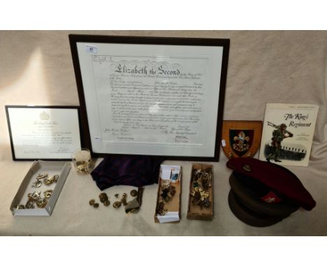 Militaria interest - Major John Harold Cooper "Jack", historic military collection, West Lancashire Army Cadet Force good ser