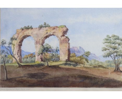 ENGLISH SCHOOL, 19th century. A collection of 37 watercolour paintings of Italian views, most inscribed &amp; dated 1873 in p