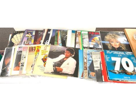 Selection of records to include Michael Jackson, Bonnie Taylor,  Phil Spector etc 