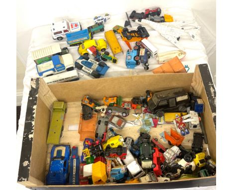 Selection of vintage toy cars to include Tonka, Corgi etc 
