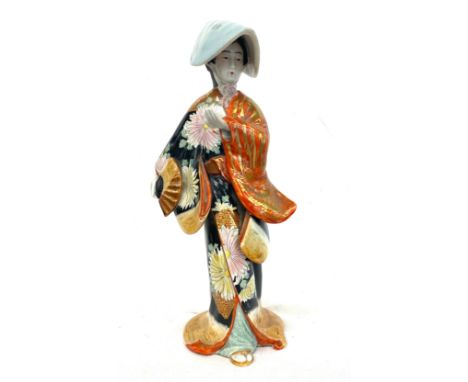 Vintage Geisha lady, approximate height 11.5 inches