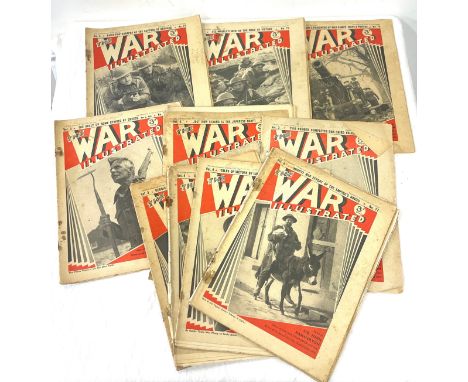 Selection of vintage magazines, The war illustrated 