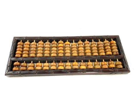 Vintage chinese wooden abacus 
