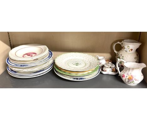 Selection of pottery to include  Spode,  Crown Derby etc 