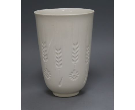 A Royal Copenhagen porcelain vase, ex Geoffrey Godden collection height 17.5cm