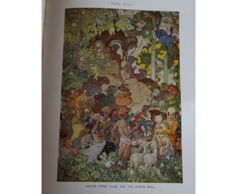 Brangwyn, Frank - The British Empire Panels Designed for the House of Lords, number 158 of 200, 4to, original cloth with torn