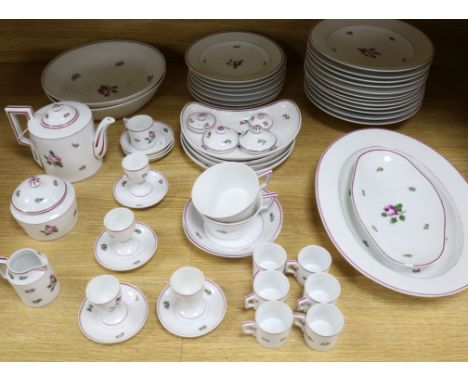 A 1930's tea and dinner service retailed Ernst Wahliss