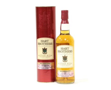 Ballindalloch 35 Year Old Single Malt Scotch Whisky, Hart Brothers, distilled 1963, bottled 2002, 48.5%, 70cl, with original 