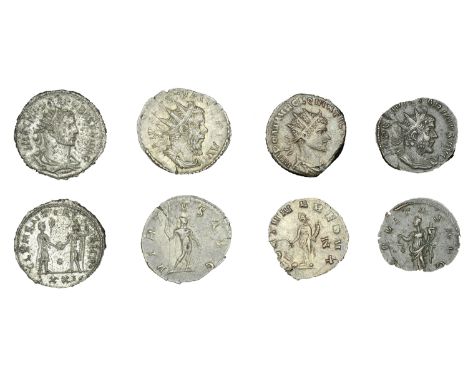 Roman Imperial Coinage, Postumus, Antoninianus, Lugdunum, 260-9, rev. Mars standing right, holding spear and shield, 3.22g (R