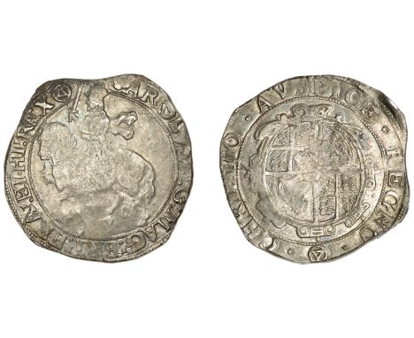 Charles I (1625-1649), Tower mint, Halfcrown, Gp IV, type 4, mm. triangle-in-circle, foreshortened horse, 14.56g/3h (Bull 463