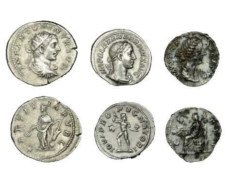 Roman Imperial Coinage, Faustina II, Denarius, c. 161-76, rev. Ceres seated left, holding con-ears, 2.89g (RIC 669; RSC 35); 