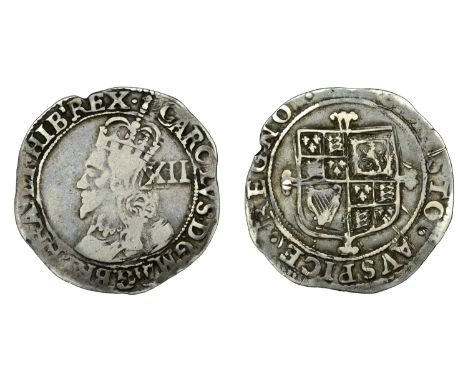 Charles I (1625-1649), Tower mint (under Parliament), Shilling, Gp H, type 4.6, mm. sceptre, bust 2, pellet stops both sides,