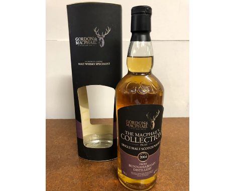 A Bottle of Gordon &amp; Macphail. The Macphail's Collection Islay single Malt Scotch Whisky 2004
