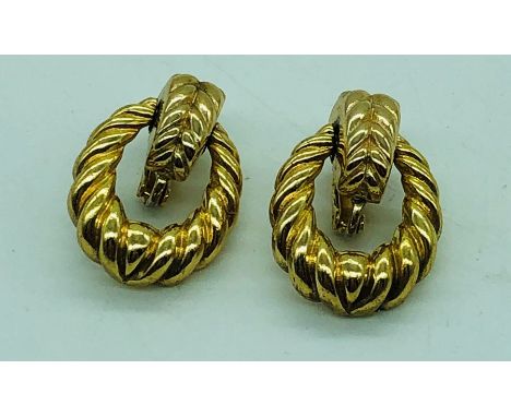 A Pair of Vintage Christian Dior earrings