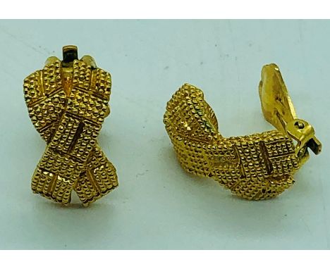 A Pair of Vintage Christian Dior earrings