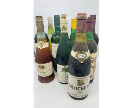 Mixed case of red and white wine from various years and vineyards 