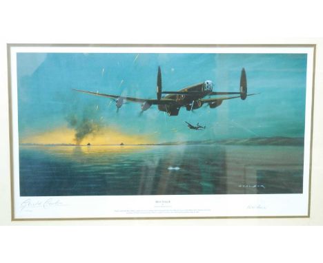 Gerald Coulson (b.1926), Into Attack, limited edition print no. 113/200, signed by the artist and further signed N.W. Boorer,