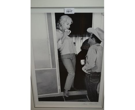 Eve Arnold, Limited Edition, No. 122 from 495 Giclee print from the original negative, entitled ' Marilyn with Montgomery Cli