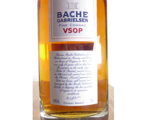 A bottle of&nbsp;Bache Gabrielsen Cognac VSOP