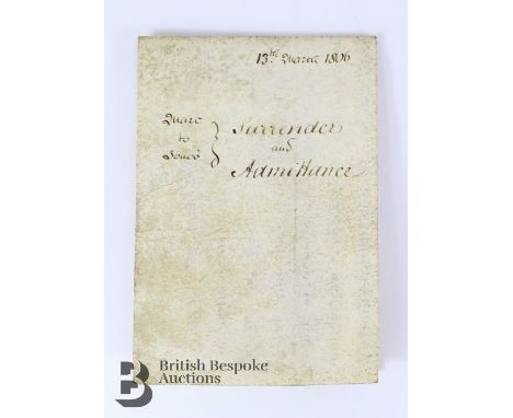 Quantity of indentures, including a Charles I reign indenture written in 1641 ref. Thomas Dunstall of Sussex; 1768 October 8t