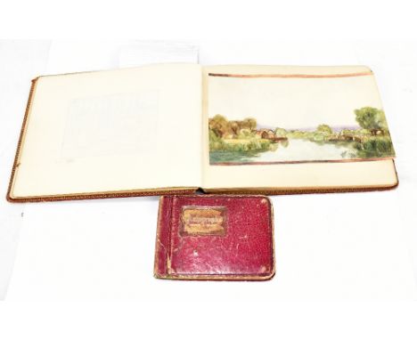 A vintage autograph album containing various autographs to include Liverpool FC, Sheffield Wednesday FC c1929/30 and a sketch