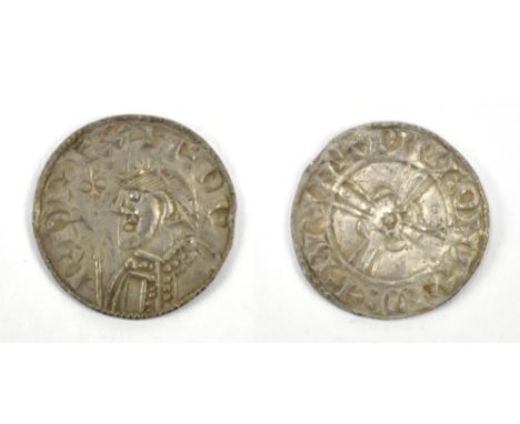 An Edward the Confessor (reigned 1042-1066) penny, London Mint, diameter 1.8cm, approx 1.0g, purchased from Phil Goodwin with