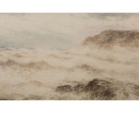 VICTOR NOBLE RAINBIRD (1888-1936), SEASCAPE, "EASTER", signed lower left and inscribed with title lower right, watercolour, f