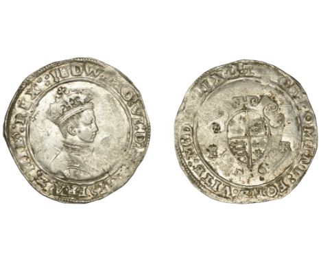 This, and the following seven coins, comprise the entirety of the Ryedale Hoard, discovered in October 2023   Edward VI (1547