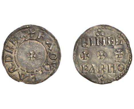 Kings of Wessex, Edward The Elder (899-924), Penny, Two Line type [HLT 1], North-East Mercia, Winegear, + eadvveard rex aroun
