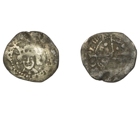 Edward IV (Second reign, 1471-1483), Bp Dudley, Halfpenny, mm. rose, small v to left of bust, rev. d in centre, small v in se