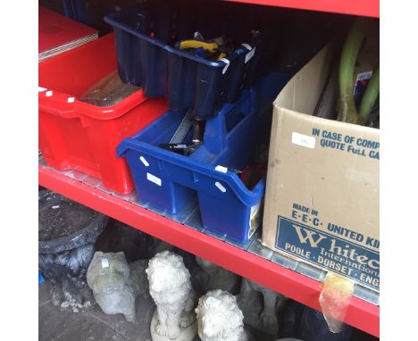 4 BOXES OF MISC. TOOLS