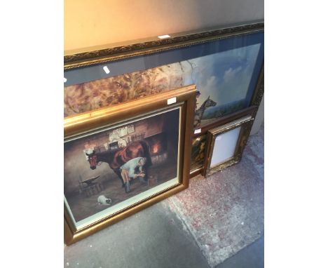 THREE PRINTS AND A SMALL FRAME