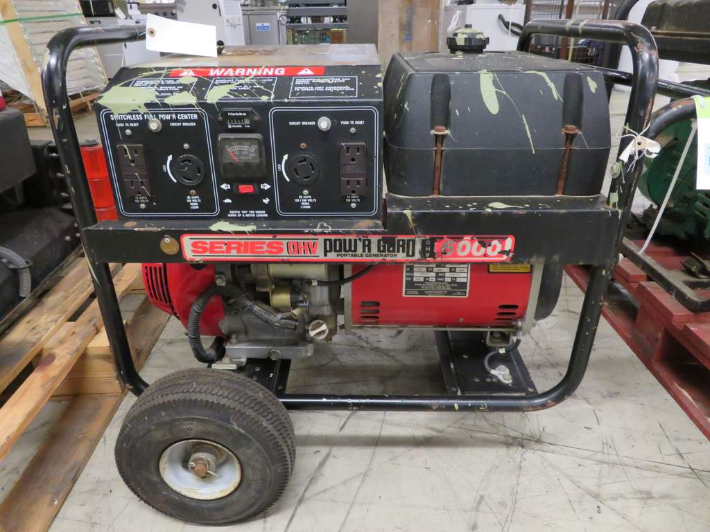 POW'R GARD SERIES OHV 6000 PORTABLE PETROL GENERATOR