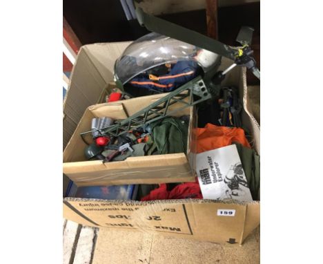 Action Man figures and accessories