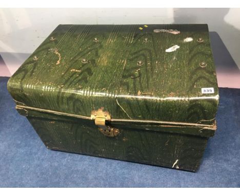 Tin trunk 