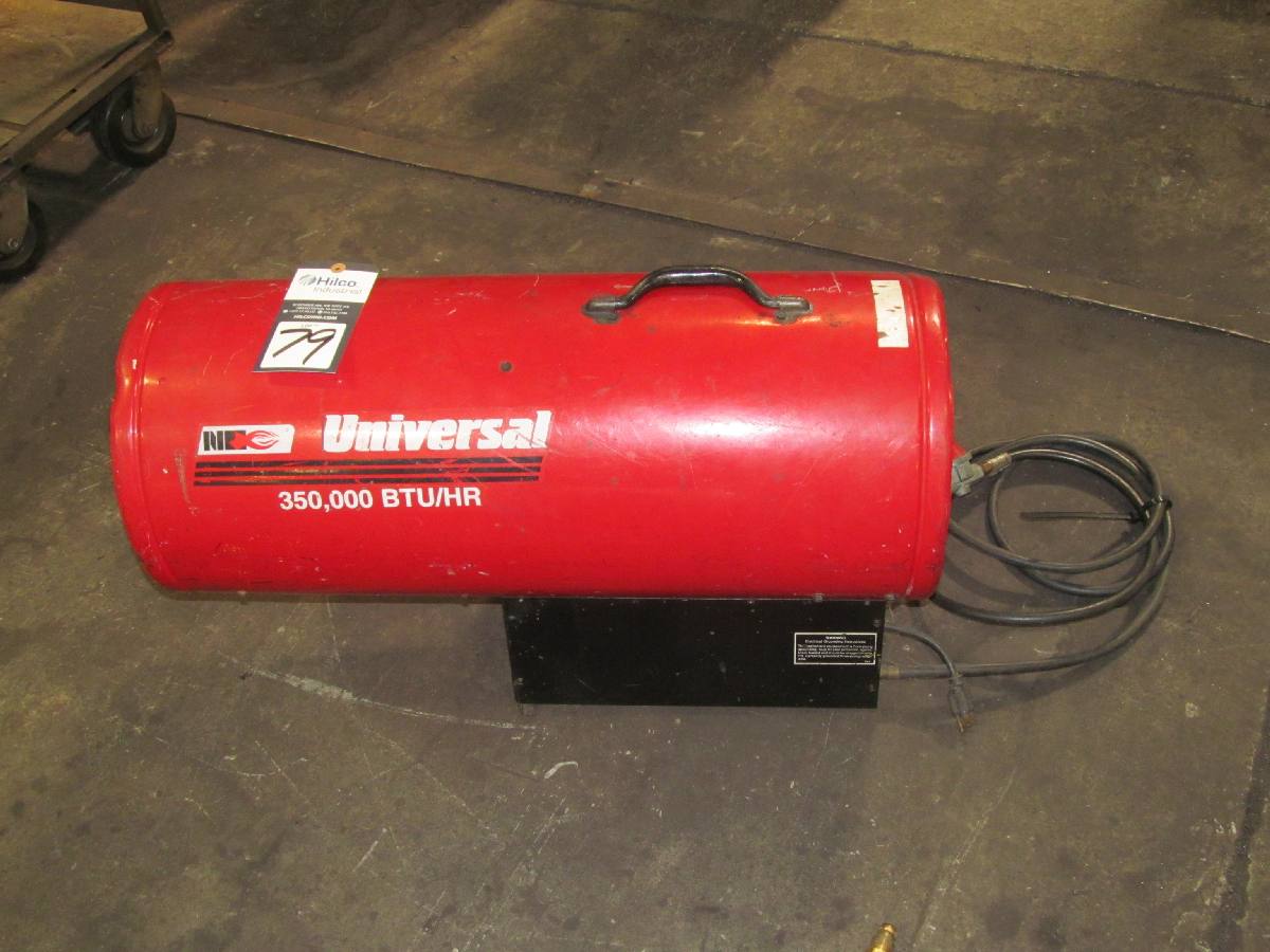 Universal, 350,000 BTU/HR Gas Fired Heater,