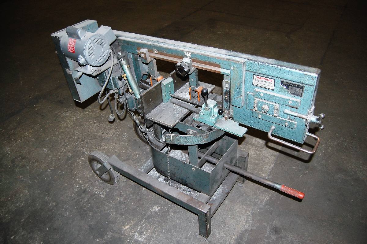 Ellis Model 1100 90 Degree & 45 Degree Mitre Horizontal Band Saw, Capacity 8" Round at 90 Degree