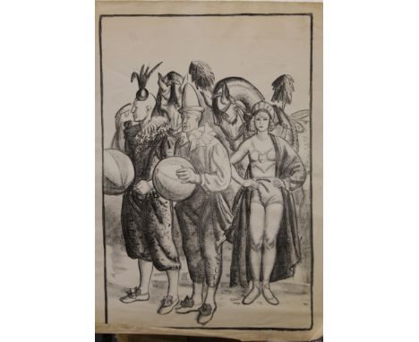SPEAR (Father of RUSKIN SPEAR), The Circus, print, unframed. 56 x 77.5 cm overall.