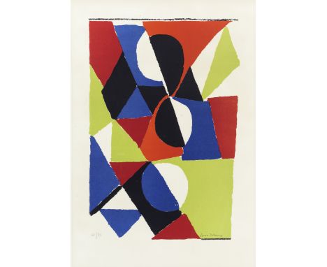 Sonia Delaunay (French, 1885-1979)Granada Lithograph printed in colours, circa 1970, on wove, signed and numbered 62/75 in pe