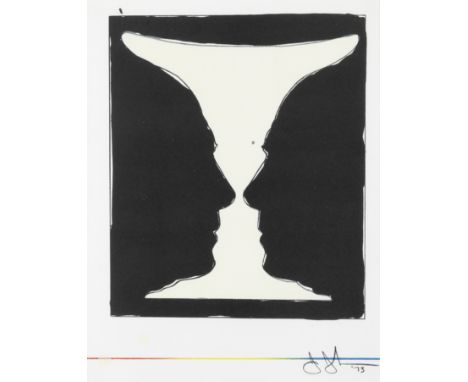 Jasper Johns (American, born 1930)Cup 2 Picasso (ULAE 123; Gemini 276) Lithograph printed in colours, 1973, on wove, from the