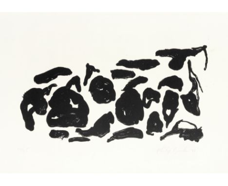 Philip Guston (American, 1913-1980)Untitled, from 'A Suite of Ten Lithographs' Lithograph printed in black, 1966, on Arches, 