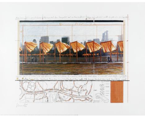 After Christo &amp; Jeanne-Claude (American, 1935-2020; 1935-2009)The Gates: Project for Central Park, New York City Offset l