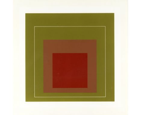 Josef Albers (American, 1888-1976)WLS IV, from 'White Line Squares (Series I)' (Danilowitz 171.4) Lithograph printed in colou